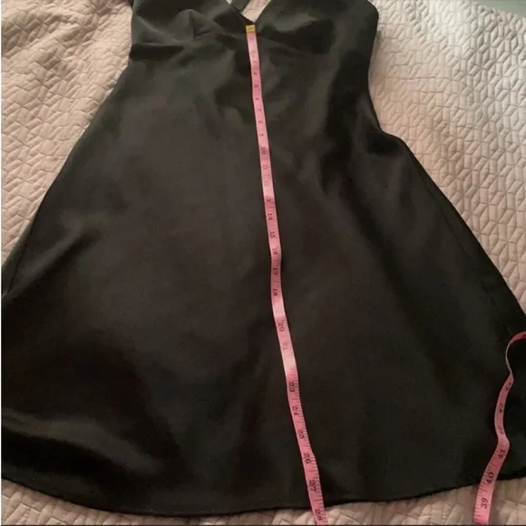 bcbgmaxazria black mini dress over the neck tie - Picture 10 of 11